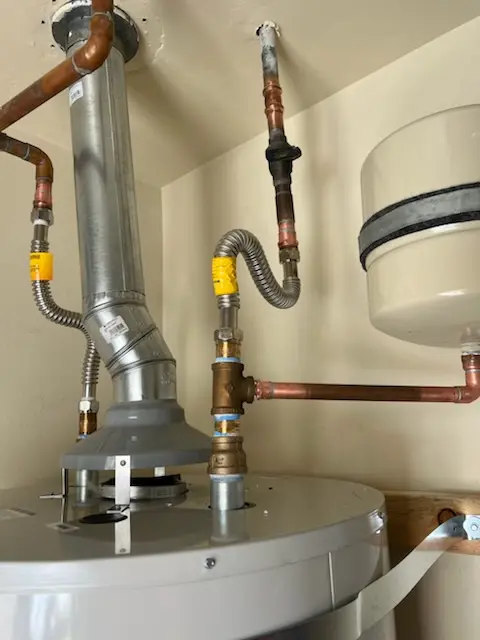 Water heater installation and plumbing repair in East Plymouth